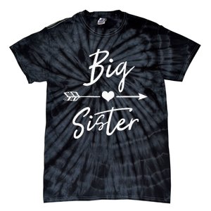 Big Sister Heart Arrow Love Tie-Dye T-Shirt