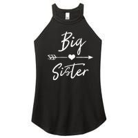 Big Sister Heart Arrow Love Women’s Perfect Tri Rocker Tank