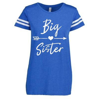 Big Sister Heart Arrow Love Enza Ladies Jersey Football T-Shirt