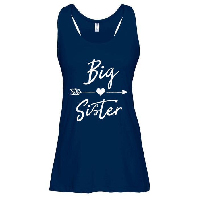 Big Sister Heart Arrow Love Ladies Essential Flowy Tank