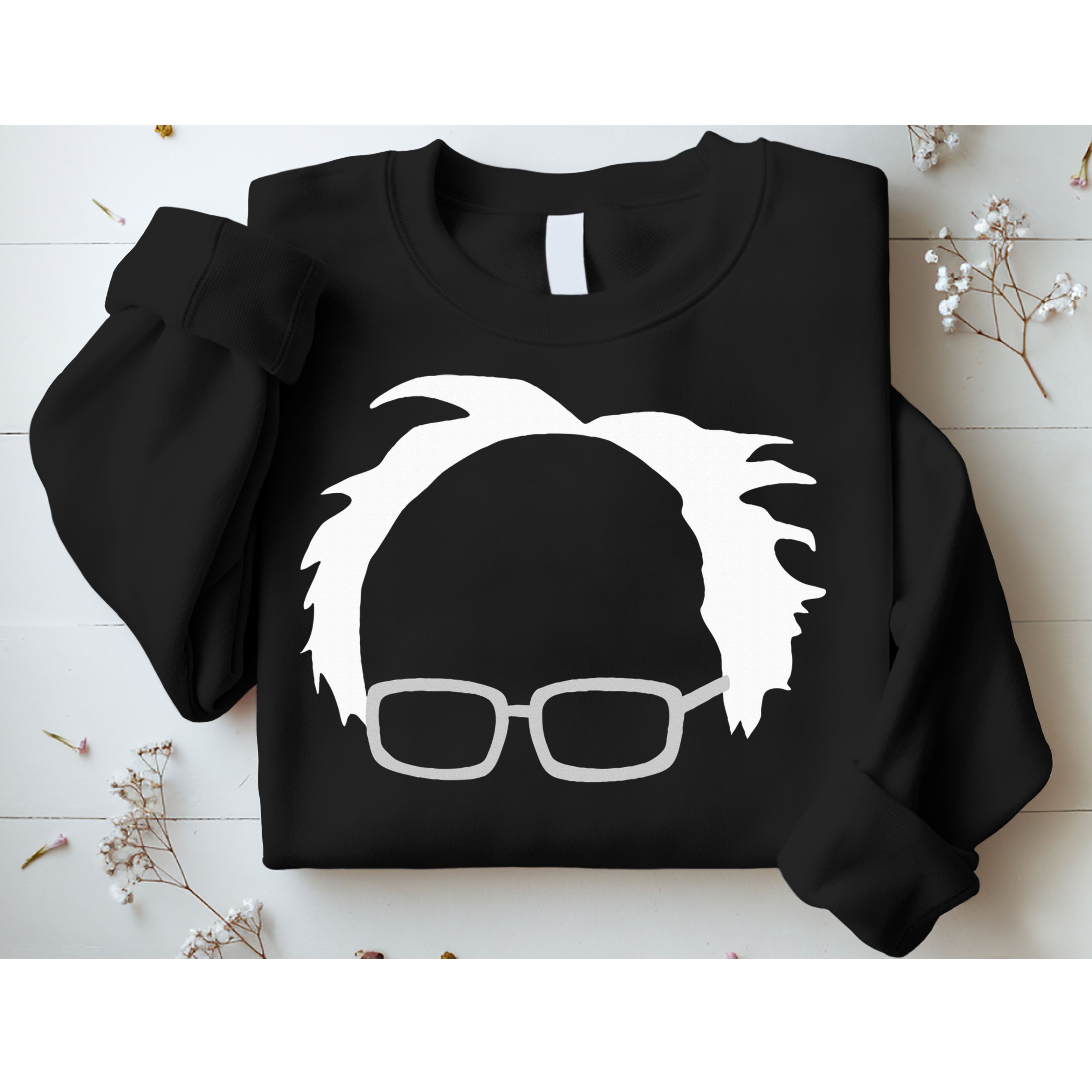 Bernie Sanders Hair And Glasses Bernie 2024 Sweatshirt