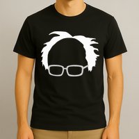 Bernie Sanders Hair And Glasses Bernie 2024 T-Shirt