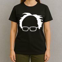 Bernie Sanders Hair And Glasses Bernie 2024 T-Shirt