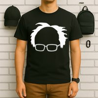 Bernie Sanders Hair And Glasses Bernie 2024 T-Shirt