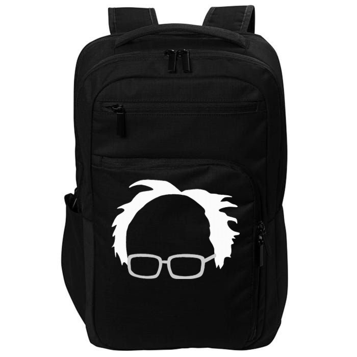 Bernie Sanders Hair And Glasses Bernie 2024 Impact Tech Backpack