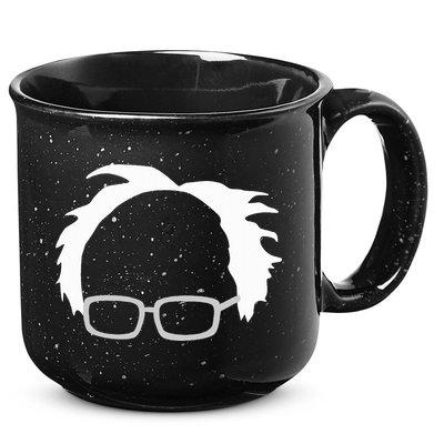 Bernie Sanders Hair And Glasses Bernie 2024 15oz Campfire Ceramic Mug