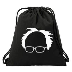 Bernie Sanders Hair And Glasses Bernie 2024 Drawstring Bag