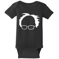 Bernie Sanders Hair And Glasses Bernie 2024 Baby Bodysuit