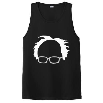 Bernie Sanders Hair And Glasses Bernie 2024 PosiCharge Competitor Tank