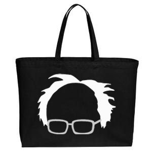 Bernie Sanders Hair And Glasses Bernie 2024 Cotton Canvas Jumbo Tote