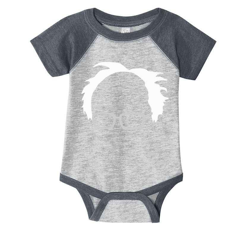 Bernie Sanders Hair And Glasses Bernie 2024 Infant Baby Jersey Bodysuit