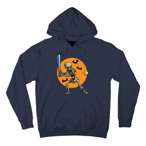 Baseball Skeleton Halloween Baseball Halloween 2593 Hoodie