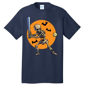 Baseball Skeleton Halloween Baseball Halloween 2593 Tall T-Shirt