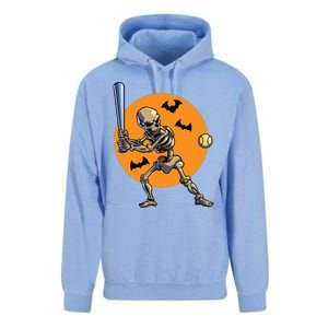 Baseball Skeleton Halloween Baseball Halloween 2593 Unisex Surf Hoodie