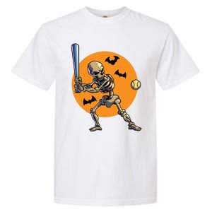 Baseball Skeleton Halloween Baseball Halloween 2593 Garment-Dyed Heavyweight T-Shirt