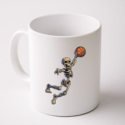 Basketball Skeleton Halloween Basketball Coffee Mug