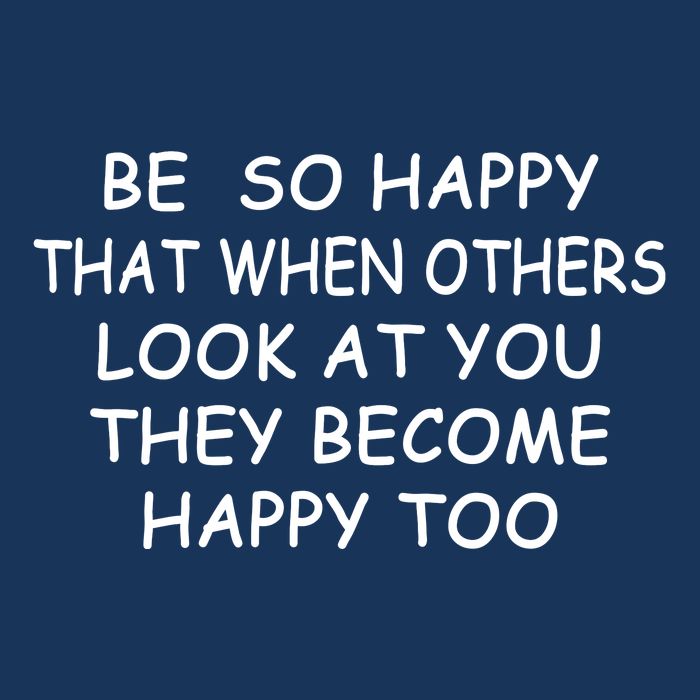 BE SO HAPPY THAT WHEN OTHERS SEE YOU THEY BECOME HAPPY TOO Full-Length Apron With Pockets