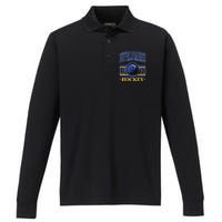 Buffalo Sabres Hockey Team Supporter Performance Long Sleeve Polo