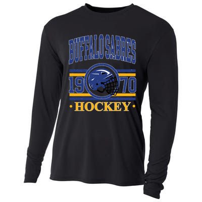 Buffalo Sabres Hockey Team Supporter Cooling Performance Long Sleeve Crew