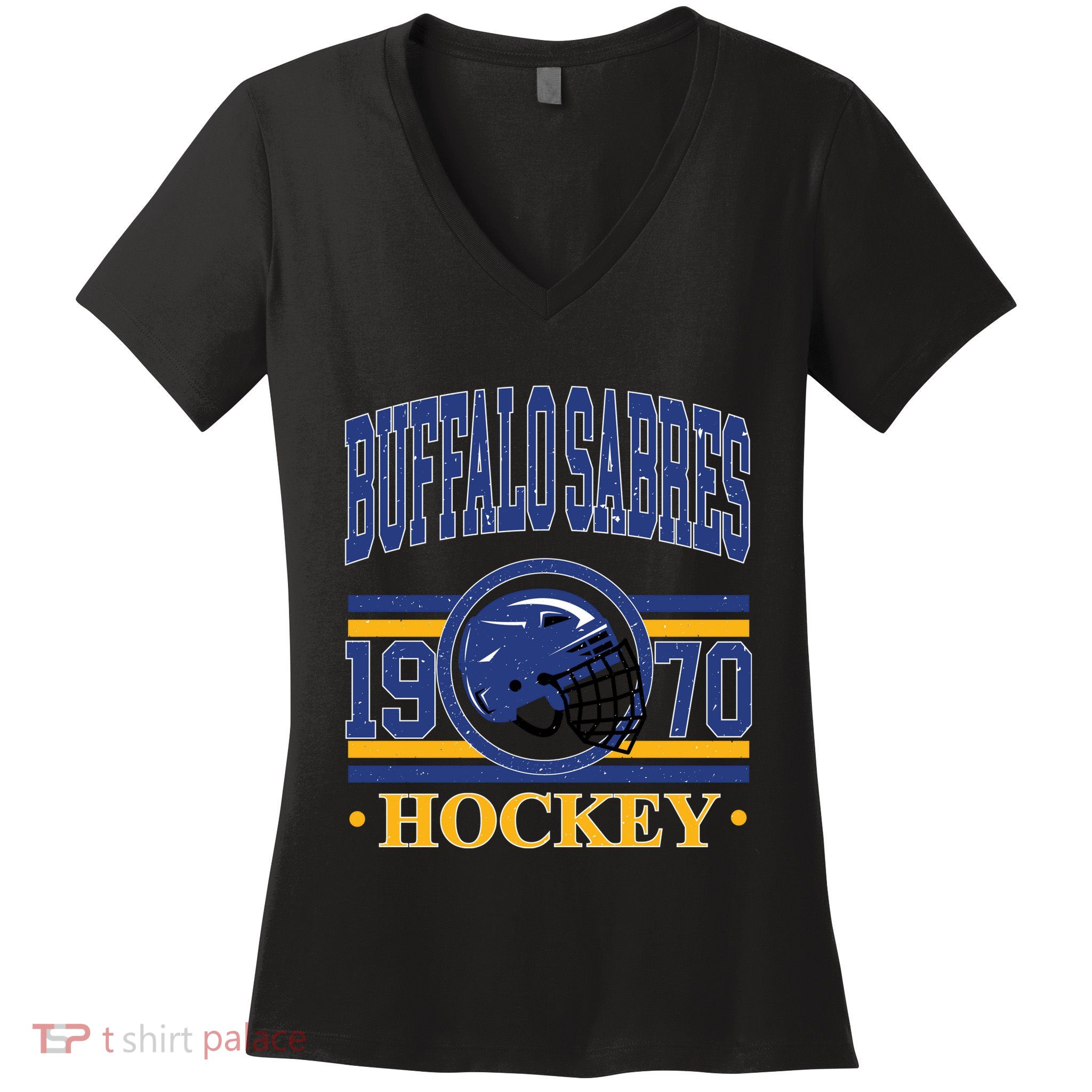 Buffalo Sabres Hockey Team Supporter Women's V-Neck T-Shirt
