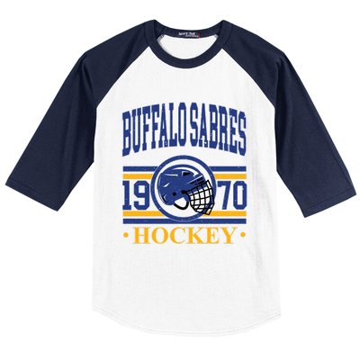 Buffalo Sabres Hockey Team Supporter Baseball Sleeve Shirt