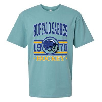 Buffalo Sabres Hockey Team Supporter Sueded Cloud Jersey T-Shirt