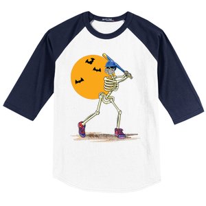 Baseball Skeleton Halloween Baseball Halloween Baseball Sleeve Shirt