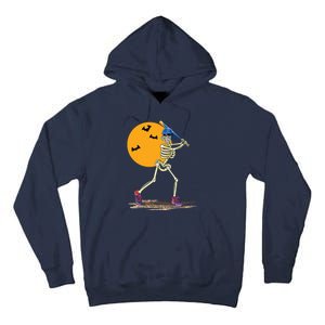 Baseball Skeleton Halloween Baseball Halloween Tall Hoodie