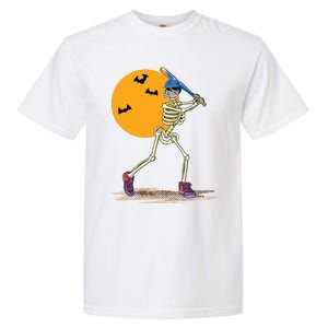 Baseball Skeleton Halloween Baseball Halloween Garment-Dyed Heavyweight T-Shirt