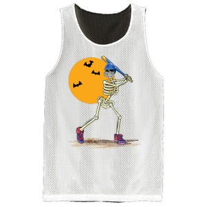 Baseball Skeleton Halloween Baseball Halloween Mesh Reversible Basketball Jersey Tank