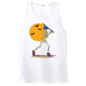 Baseball Skeleton Halloween Baseball Halloween PosiCharge Competitor Tank