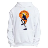 Baseball Skeleton Halloween Boy Baseball Halloween Urban Pullover Hoodie