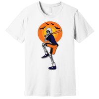 Baseball Skeleton Halloween Boy Baseball Halloween Premium T-Shirt