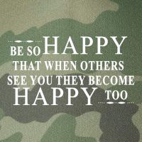 BE SO HAPPY THAT WHEN OTHERS SEE YOU THEY BECOME HAPPY TOO POSITIVE MESSAGE Legacy Tie Dye Trucker Hat