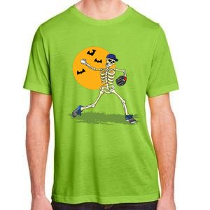 Baseball Skeleton Halloween Boy Baseball Halloween Adult ChromaSoft Performance T-Shirt