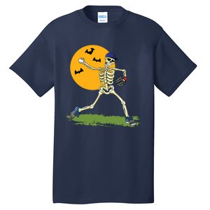 Baseball Skeleton Halloween Boy Baseball Halloween Tall T-Shirt