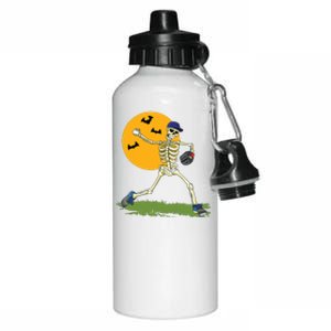 Baseball Skeleton Halloween Boy Baseball Halloween Aluminum Water Bottle