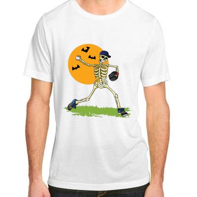 Baseball Skeleton Halloween Boy Baseball Halloween Adult ChromaSoft Performance T-Shirt