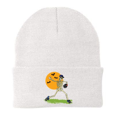 Baseball Skeleton Halloween Boy Baseball Halloween Beanie
