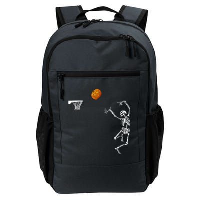 Basketball Skeleton Halloween Skeleton Pumpkin Daily Commute Backpack