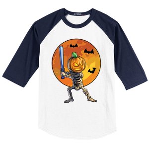 Baseball Skeleton Halloween Boy Baseball Halloween Baseball Sleeve Shirt