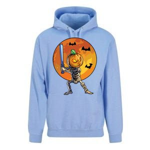 Baseball Skeleton Halloween Boy Baseball Halloween Unisex Surf Hoodie