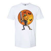 Baseball Skeleton Halloween Boy Baseball Halloween Softstyle CVC T-Shirt