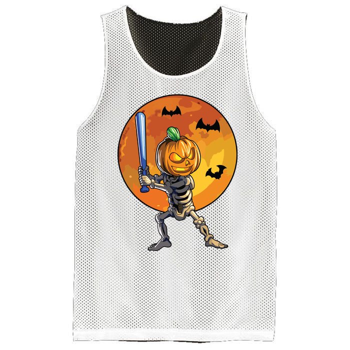 Baseball Skeleton Halloween Boy Baseball Halloween Mesh Reversible Basketball Jersey Tank