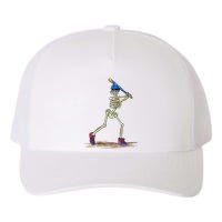 Baseball Skeleton Halloweenchalloween Yupoong Adult 5-Panel Trucker Hat