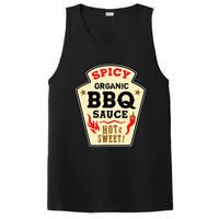 Bbq Sauce Hot Spicy Grill Barbeque Halloween Costume PosiCharge Competitor Tank