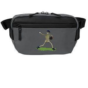 Baseball Skeleton Halloween Boy Baseball Halloween Crossbody Pack