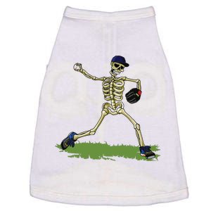 Baseball Skeleton Halloween Boy Baseball Halloween Doggie Tank