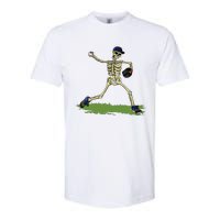 Baseball Skeleton Halloween Boy Baseball Halloween Softstyle CVC T-Shirt