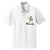 Baseball Skeleton Halloween Boy Baseball Halloween Dry Zone Grid Polo